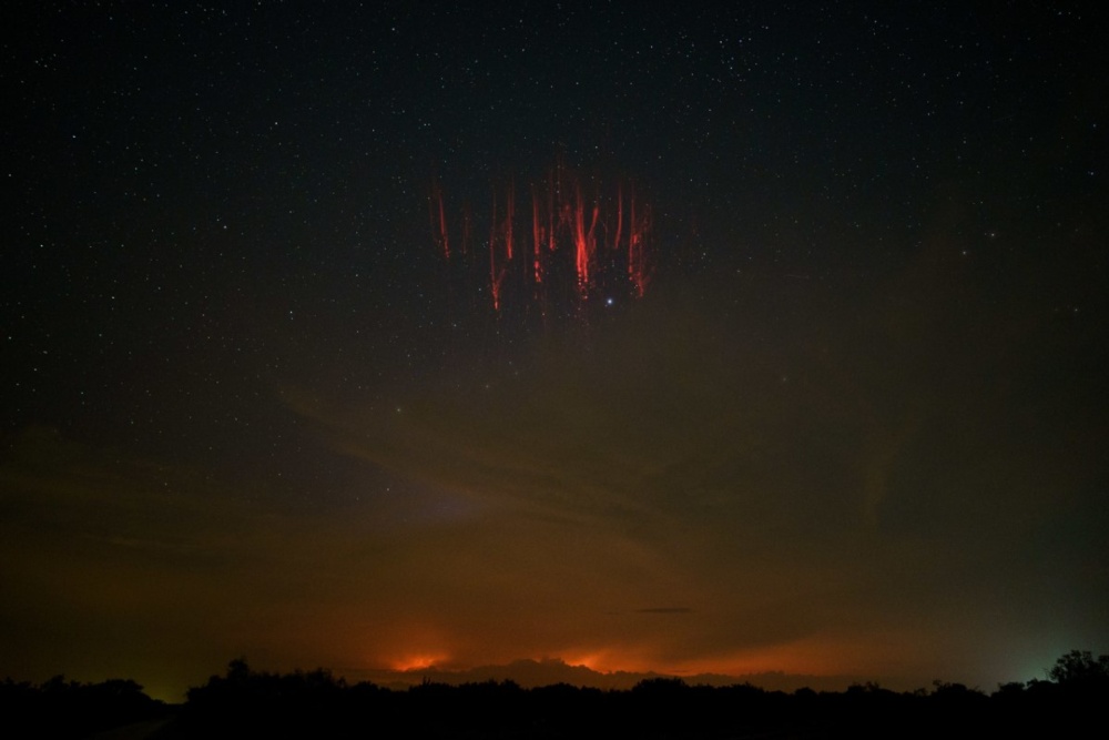 Sprites over Texas